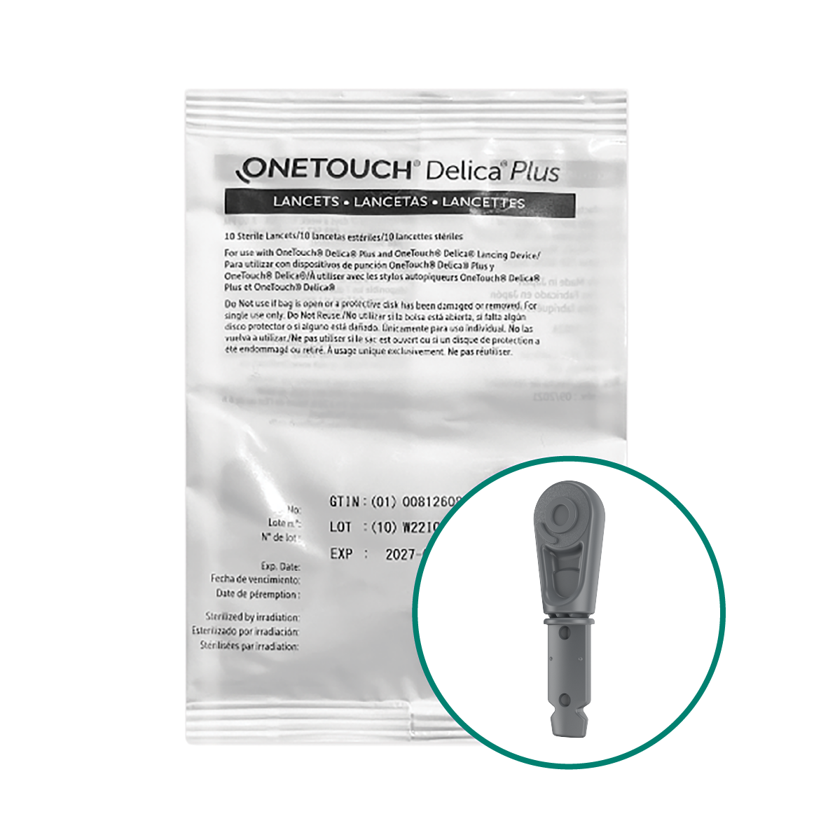 Ланцеты одноразовые OneTouch® Delica® Plus